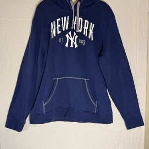 Fanatics Navy Blue New York Hoodie Large